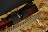 AISI 1060 Steel Full Tang Blade Dragon&Snake Tsuba Katana Sword #205 - Handmade Swords Expert